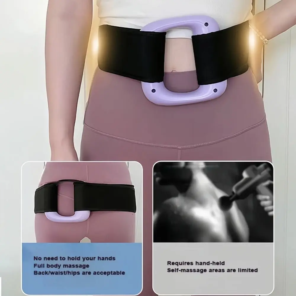 Electric Fascial Massage Ring High Frequency Muscle Masajeador Waist Massager Vibration Handheld Neck Shoulder Masajeador