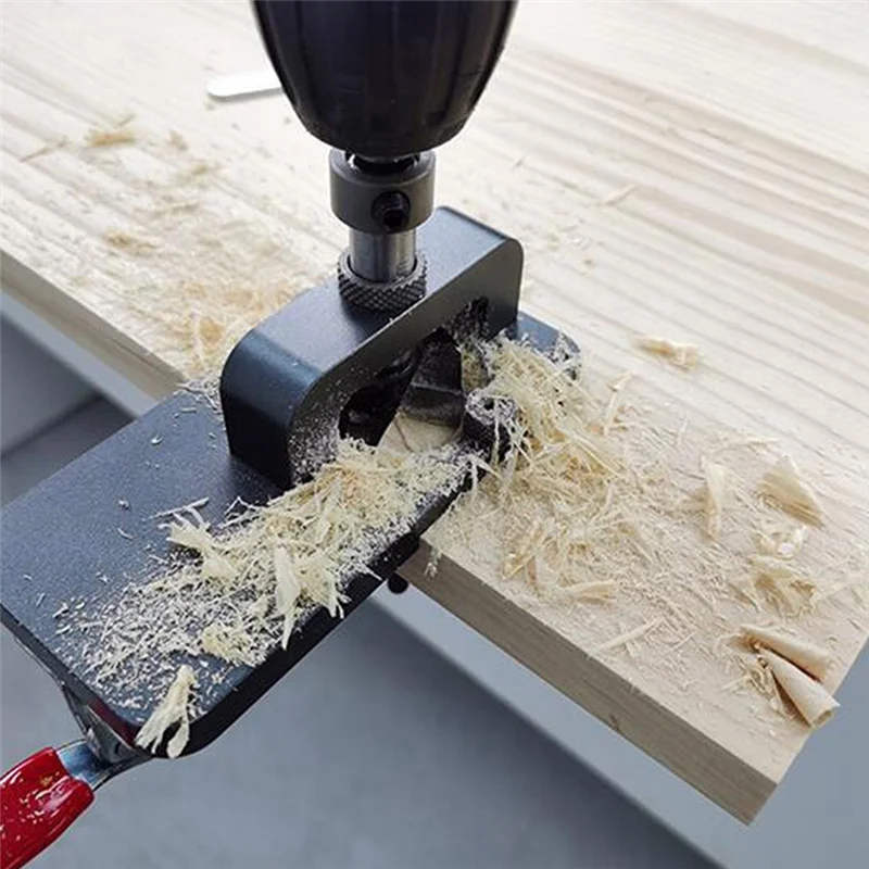 

A63X-Woodworking 35Mm Hole Opener Hinge Hinge Locator Wood Work Hole Drilling Guide Locator