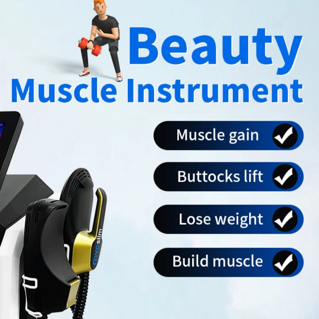 

Аппарат для коррекции фигуры MYOSLIM EMS с складным экраном: сжигание жира, наращивание мышц, подтяжка мышц, борьба с морщинами