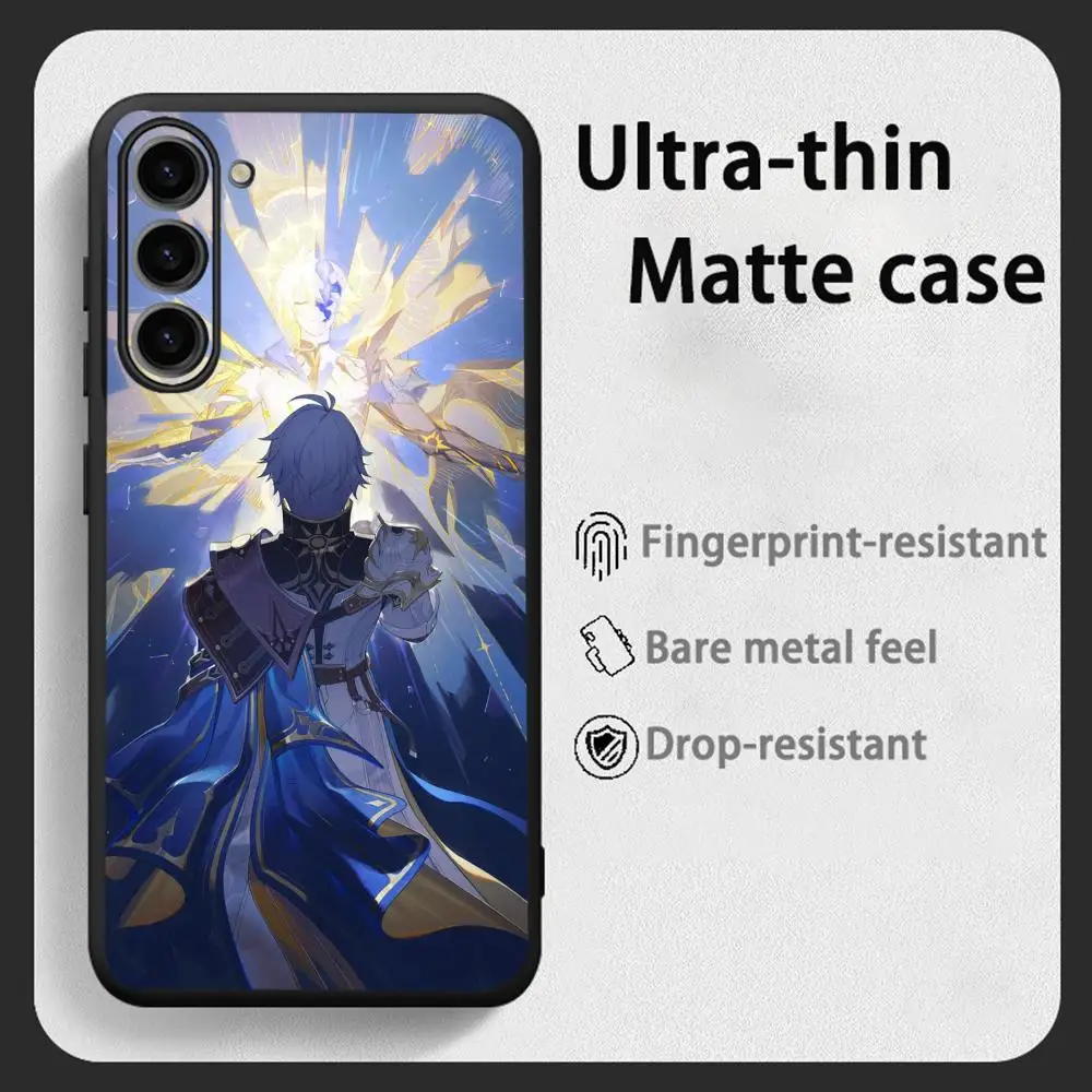 Honkai Star Rail Cipher anime pattern  Phone Case For Samsung Galaxy S26 S25 S24 S23 S22 S21 Plus Ultra Fold A Soft Black