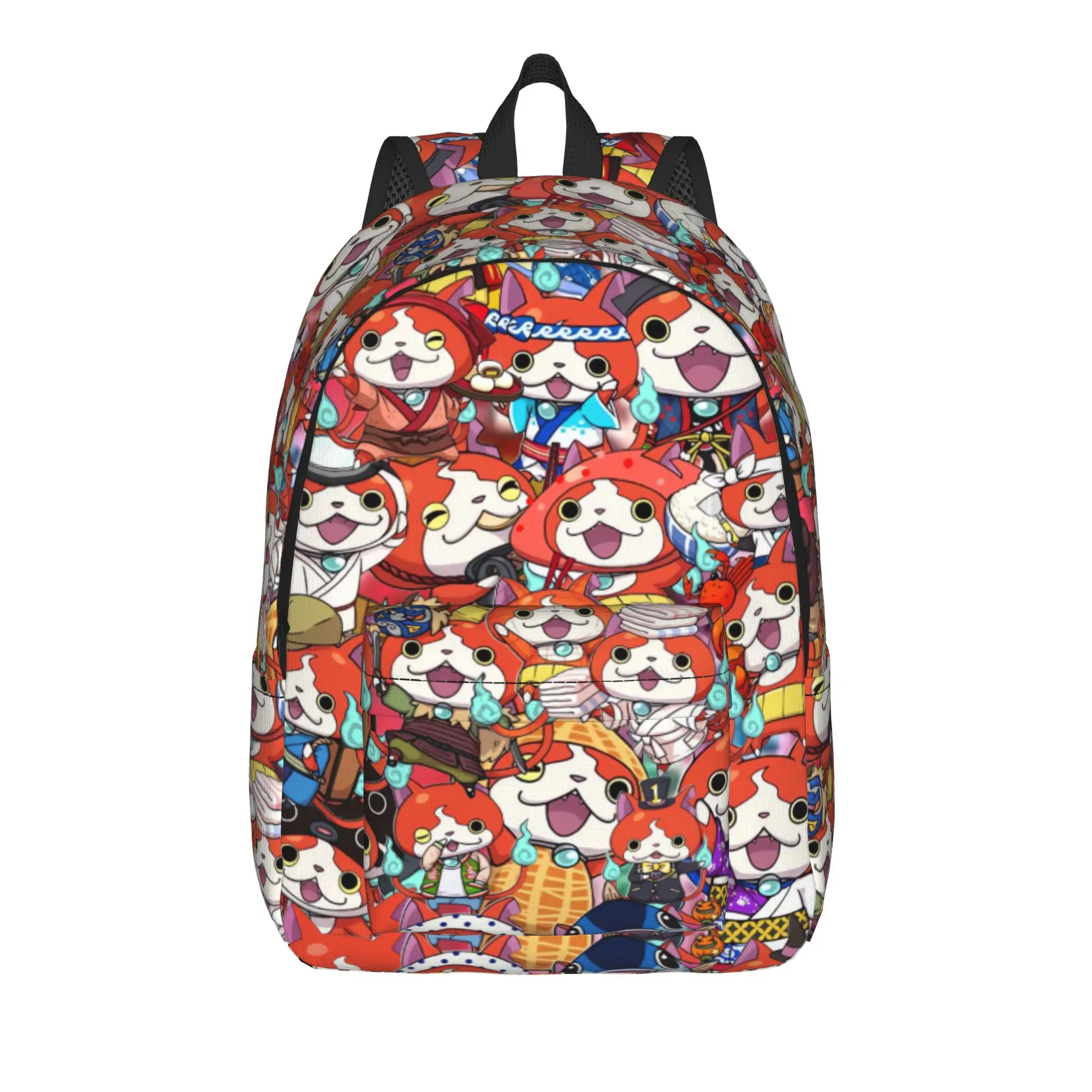 Yokai Watch Jibanyan 2 Backpack  Camping Backpacks Student Unisex Designer Lightweight School Bags Aesthetic Rucksack