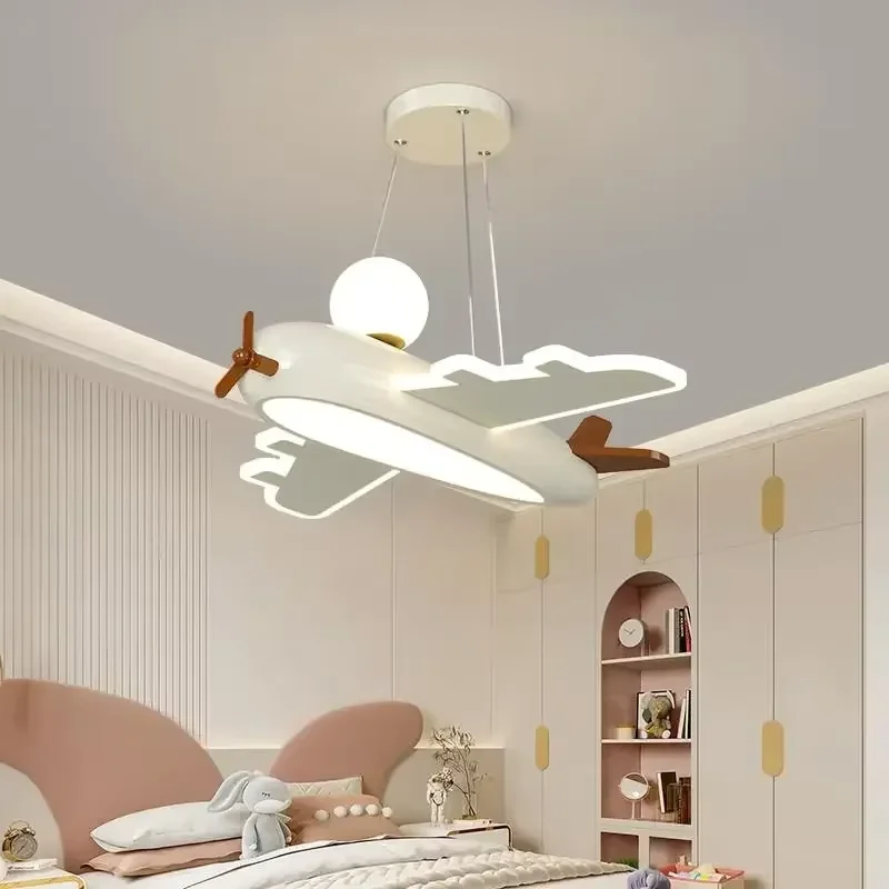 Flugzeug Deckenleuchte Cartoon Kinder Deckenleuchte Kreatives Design Led Weiß Lampe Wohnzimmer Esszimmer Baby Kinderzimmer Zimmer Dekor Lampe – Detail 16