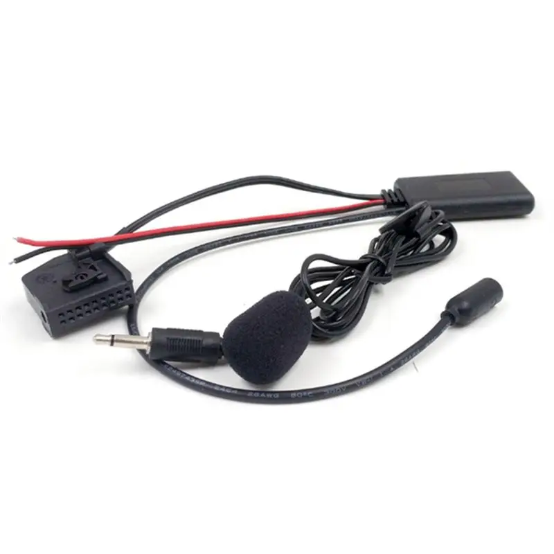 Durable-For Mercedes Benz Comand 2.0 APS W203 W209 W211 Auxiliary Adapter Car Bluetooth Music Receiver Aux Handsfree Cable Call