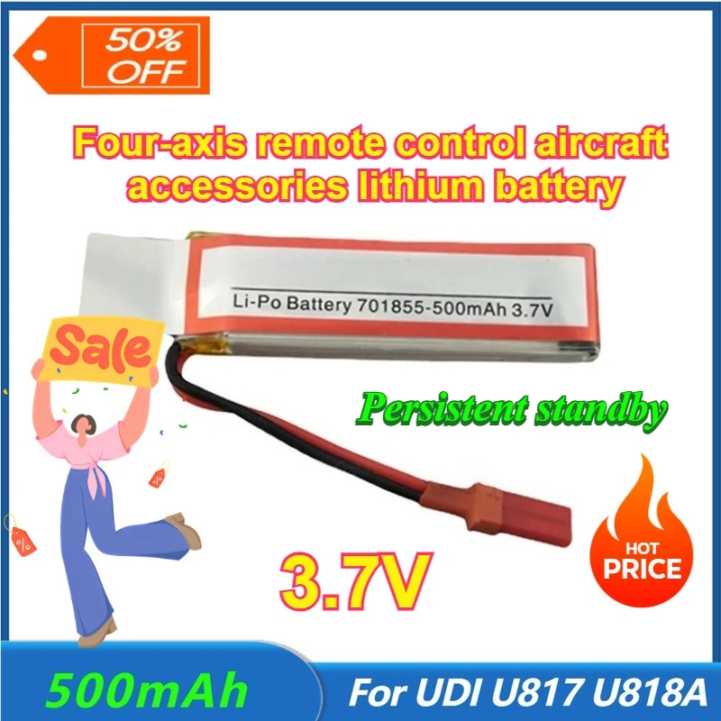 

3pcs 3.7V 500mAh Battery for UDI U817 U818A U819A U815A Syma S032 RC Quadcopter Drone Spare Parts