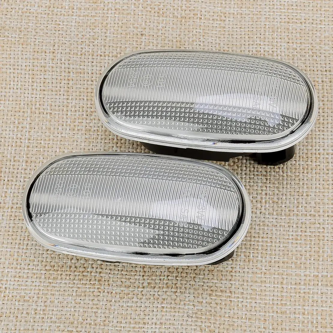 

1 Pair Clear Lens Dynamic LED Side Marker Light Lamp Fit For Mitsubishi Triton L200 Pajero Sport