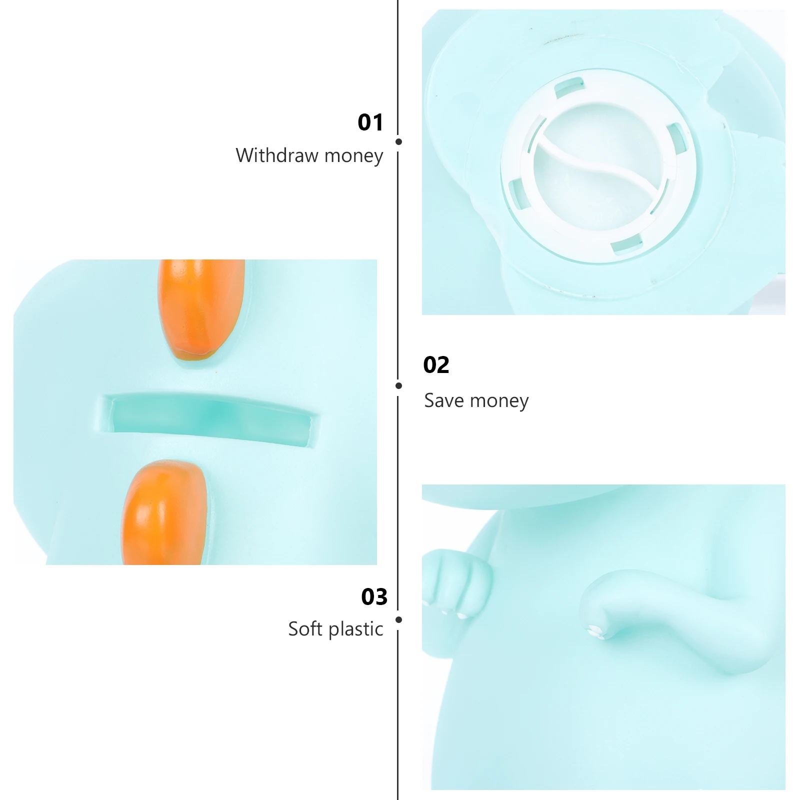 1 st Dinosaurus Munt Bank Grote Capaciteit Kinderen Spaarpot Waterdicht Leuke Spaarpot Voor Kinderen Desktop Decor Geld Houder Thuis