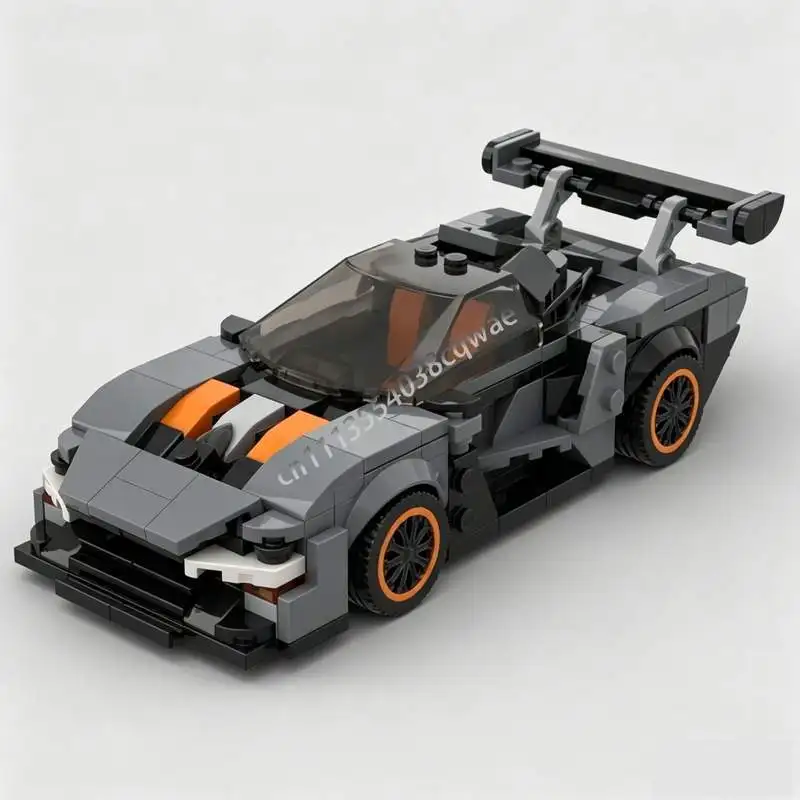 327PCS Supercar Racing Car MOC Building Blocks Model Custom Puzzle DIY Creative Assembly Educational Collection Display Toy Gift