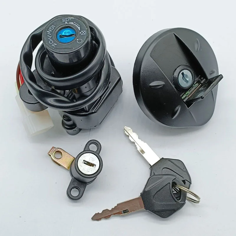 

Ignition Switch Lock Gas Cap Set Lock Key For Yamaha XT660 XT660R 2004 2005 2006 -2011/2014 /XT660 XT660X 2004 2005 -2011/2014