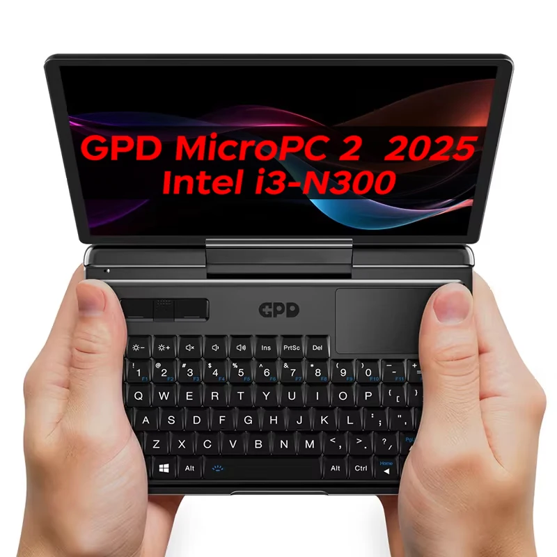 【新品未使用】GPD MicroPC 2 N300 16GB+512GB GPD MicroPC 2 2025 7-inch Intel i3-N300 Windows 11 24H2 Pro