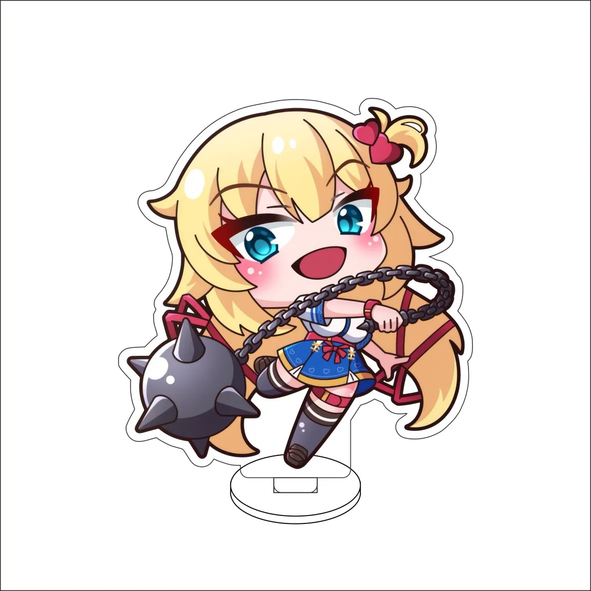 Anime Vtuber Hololive Minato Aqua Sakura Miko Usada Pekora La+ Darknesss Cos 10CM Acrylic Figure Stand Cute Ornaments Gifts view 4