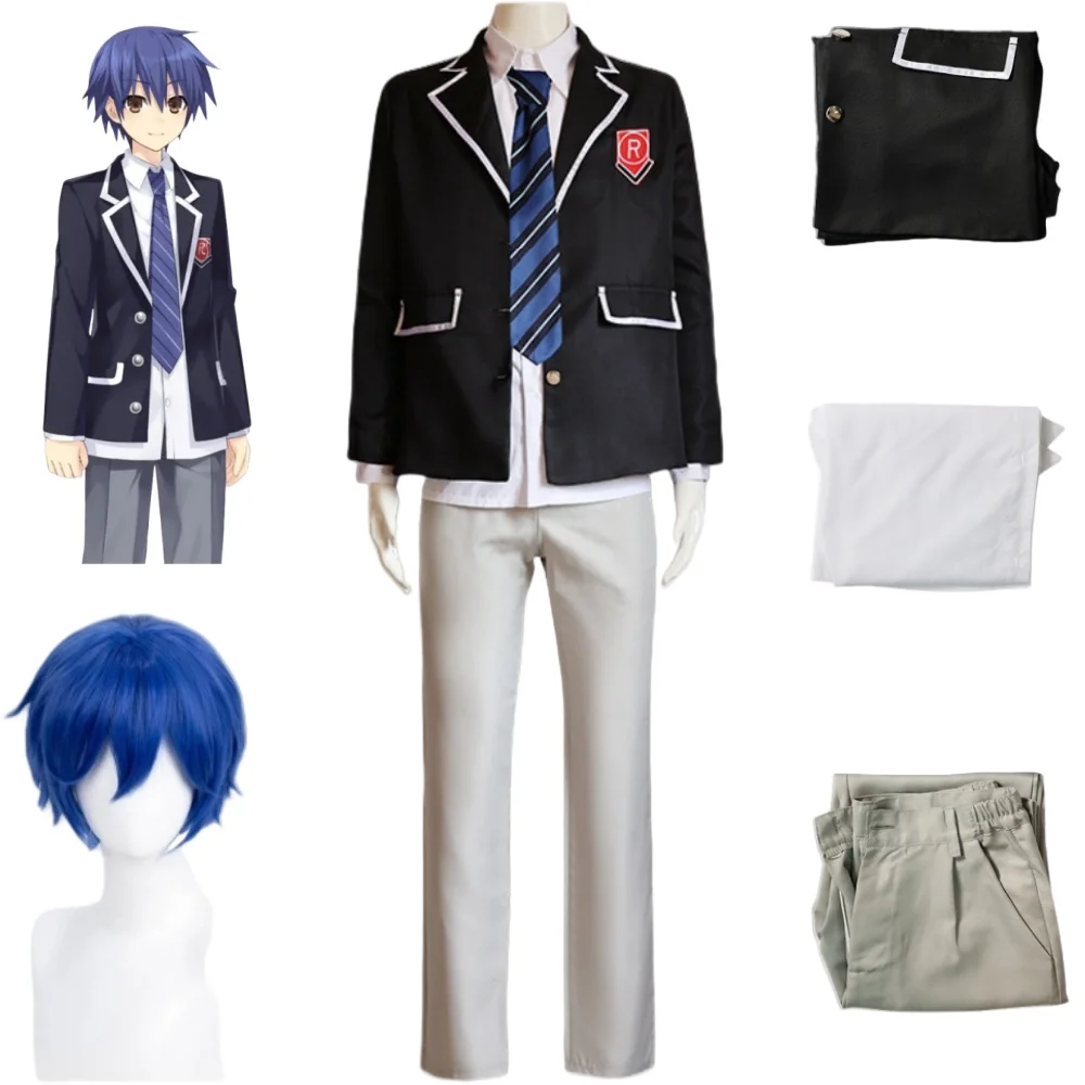 Itsuka Shido Cosplay Costumes Anime Date alive Suit Uniform Men Coser Animation Comic Game Novel Exhibition Halloween Costume