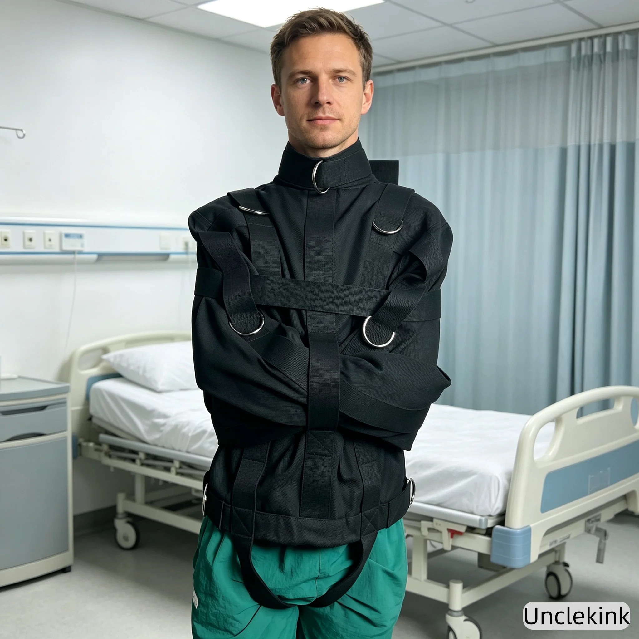 Medical Restraint Straitjacket Patient Safety Anti-Scratch Anti-Violence Protective Gear Hospital Psychiatric Nursing Suit
