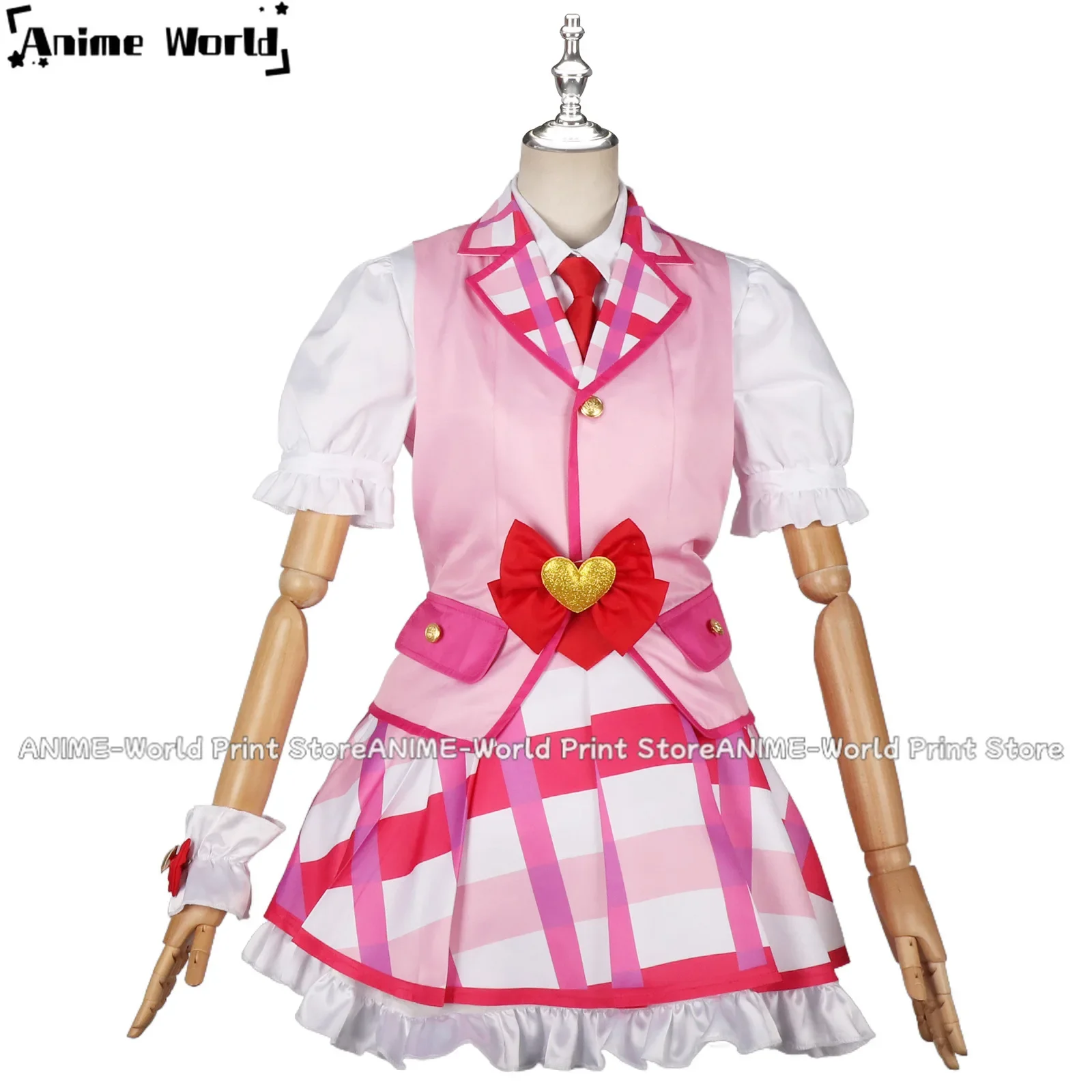 

《Custom Size》Anime Cos Hoshimiya Ichigo Cosplay Costumes Outfit Halloween Christmas Uniform Suits