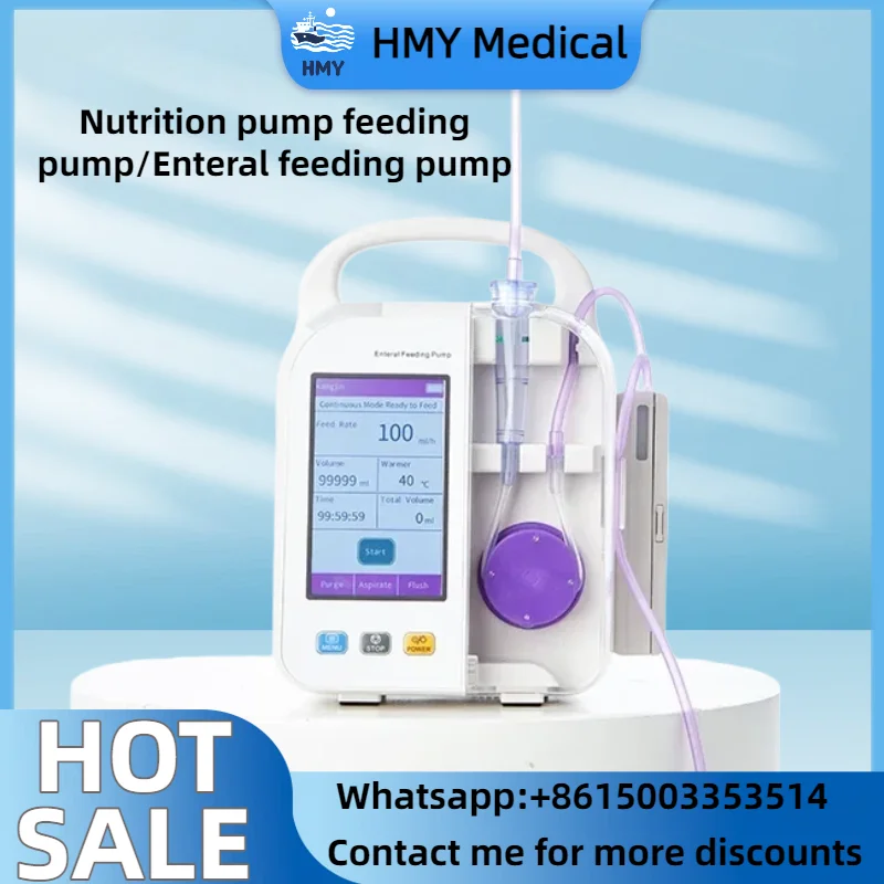 Double CPU Enteral Feeding Pump – Portable Nutrition Pump with High Accuracy, Reliable for Clinical & Home Care