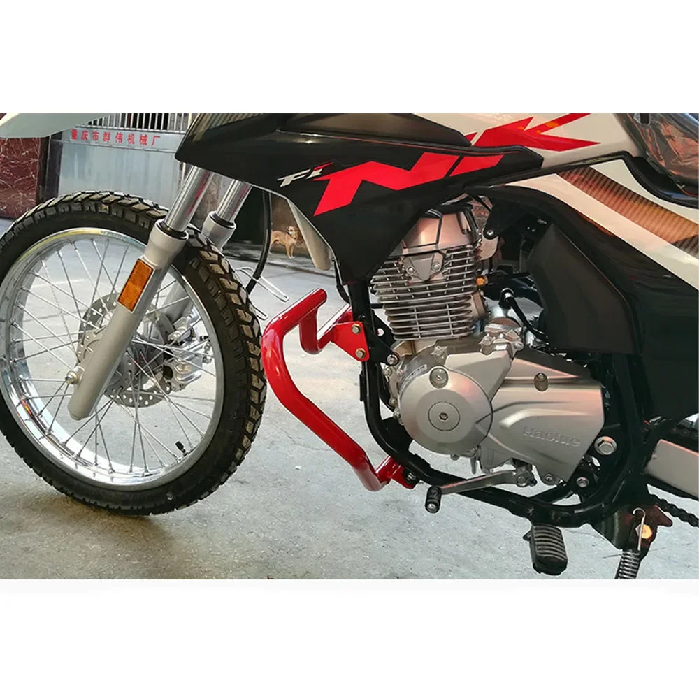 New For Haojue NK150 NK 150 Modification Accessories Bumper Front Guard Anti-Fall Bar Engine Guard Leg Guards And Feet
