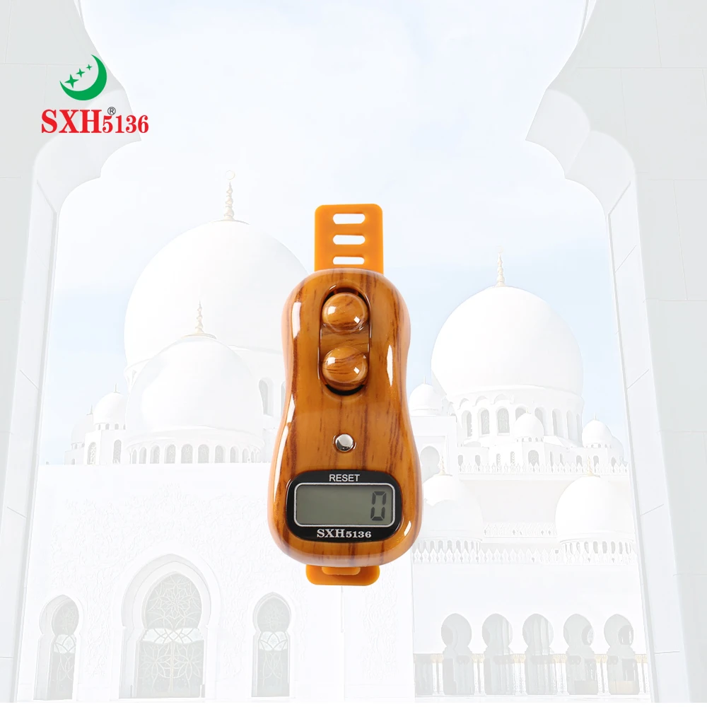 SXH5136 Model 3001 Battery Replaceable Electronic Rosary Hand Tally Counter Muslim Prayer Mini Ring Digtial Tasbih