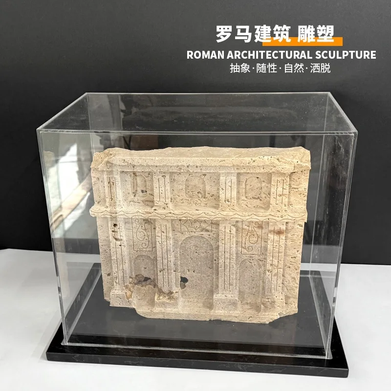 Nordic surprise, Roman architecture sculpture ornament, model room, sales office, study, living room entrance