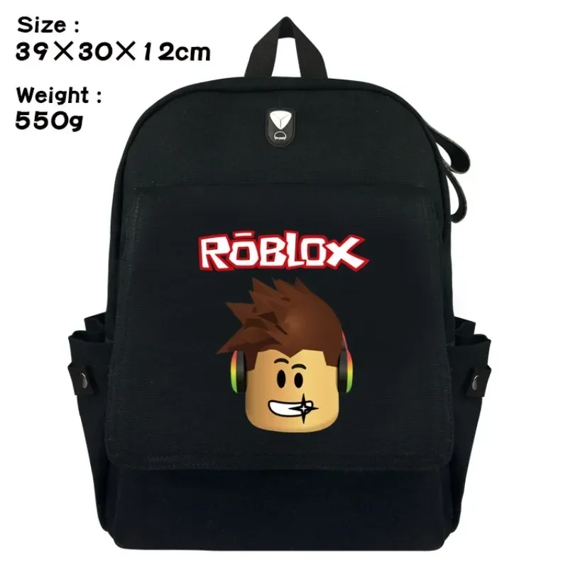 

Robloxs Peripheral Cartoon Backpack Cartoon Printing College Style Student Backpack Computer Bag Travel Bag Necessities