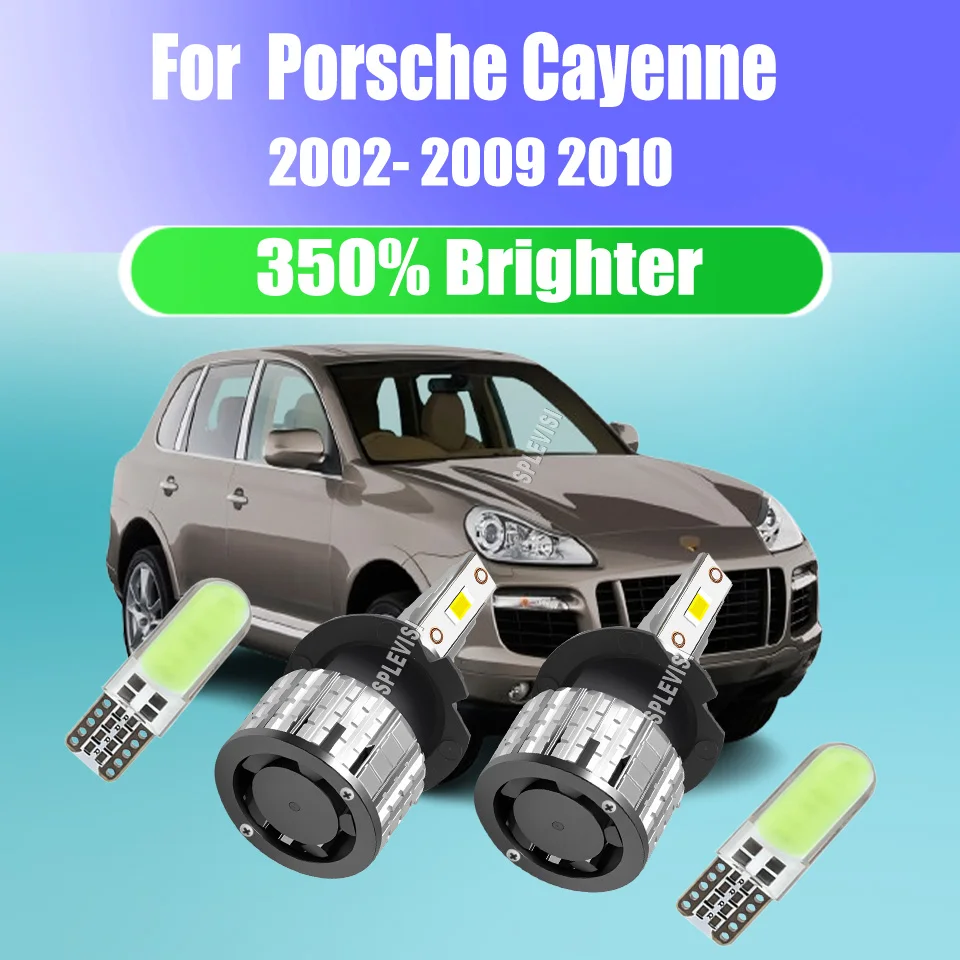 

LED Headlights Side Lights H7 T10 - Optimized Beam Pattern for Polite Driving For Porsche Cayenne 2002 2003 2004 2005 2006-2010