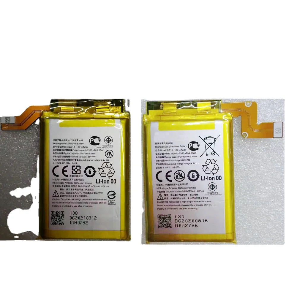 A Pair BL310 BL312 Battery for Lenovo PRO L79031 L70081 Rescue Gaming Phone