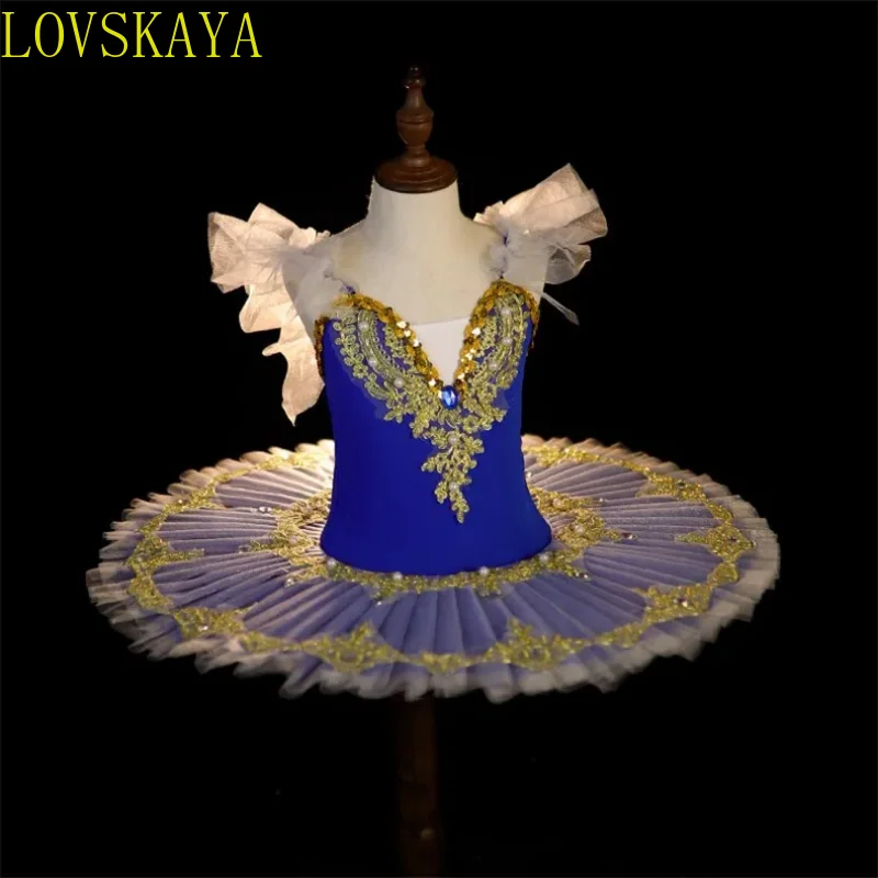 Professional Ballet Troupe Picture Skirt Girl Dance Dress Children's Performance Ballet Pancake Picture Children's Performance