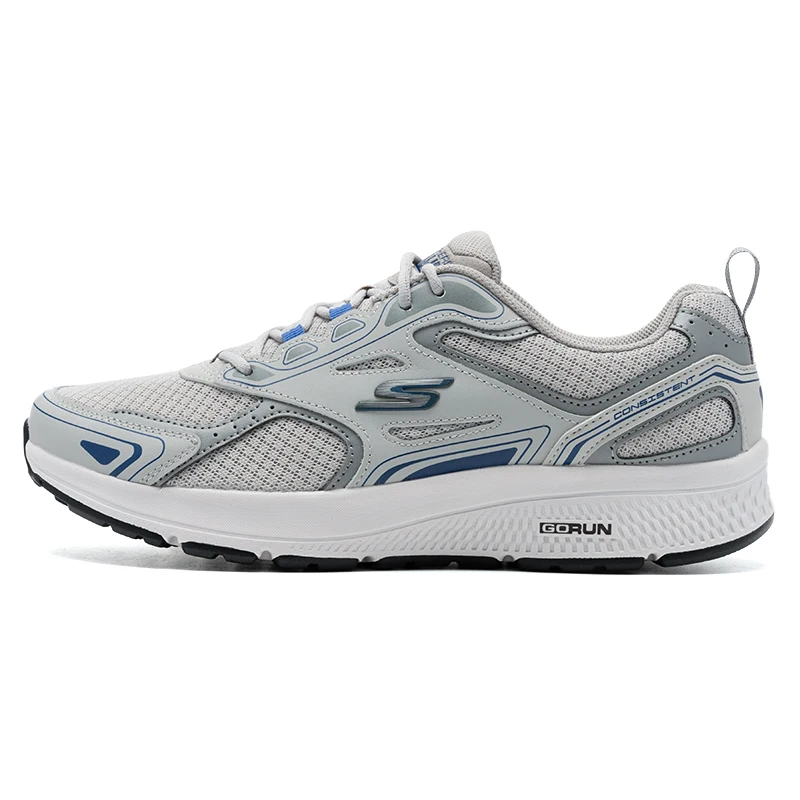 

Skechers Men's Walking Shoes, Simple and Stylish Sneakers, Breathable Running Shoes, Wear-Resistant, Comfortable, Shock-Absorbing Casual Shoes 220034-Gybl