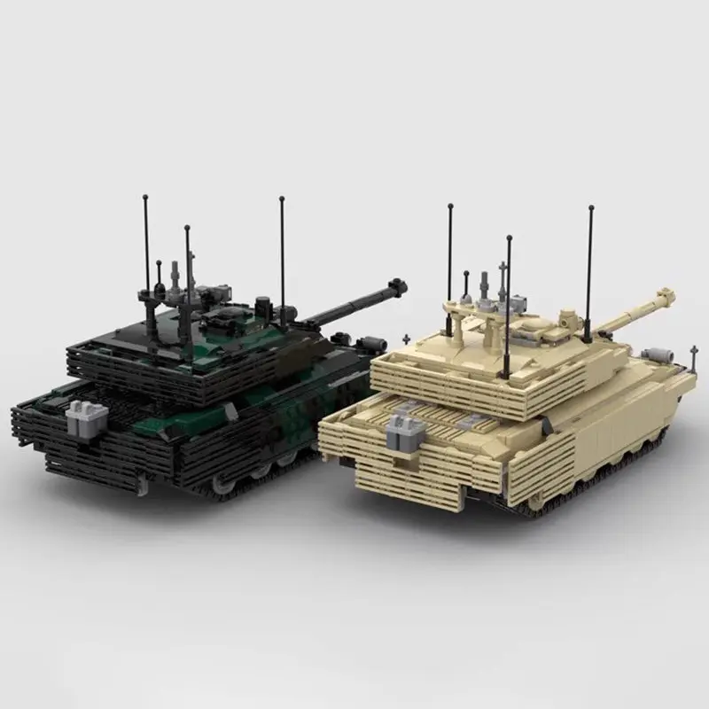 Modern Military Series Building Blocks MOC Assembly Toys Gift Challengers 2 Main Battle Tank Model DIY Adult Collection Ornament