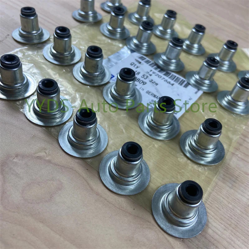 24PCS/1Set Engine Valve Stem Oil Seal For GM Buick Encore 3.6L Lacrosse 3.0L Chevrolet Captiva Daewoo Boulevard OEM 19207664