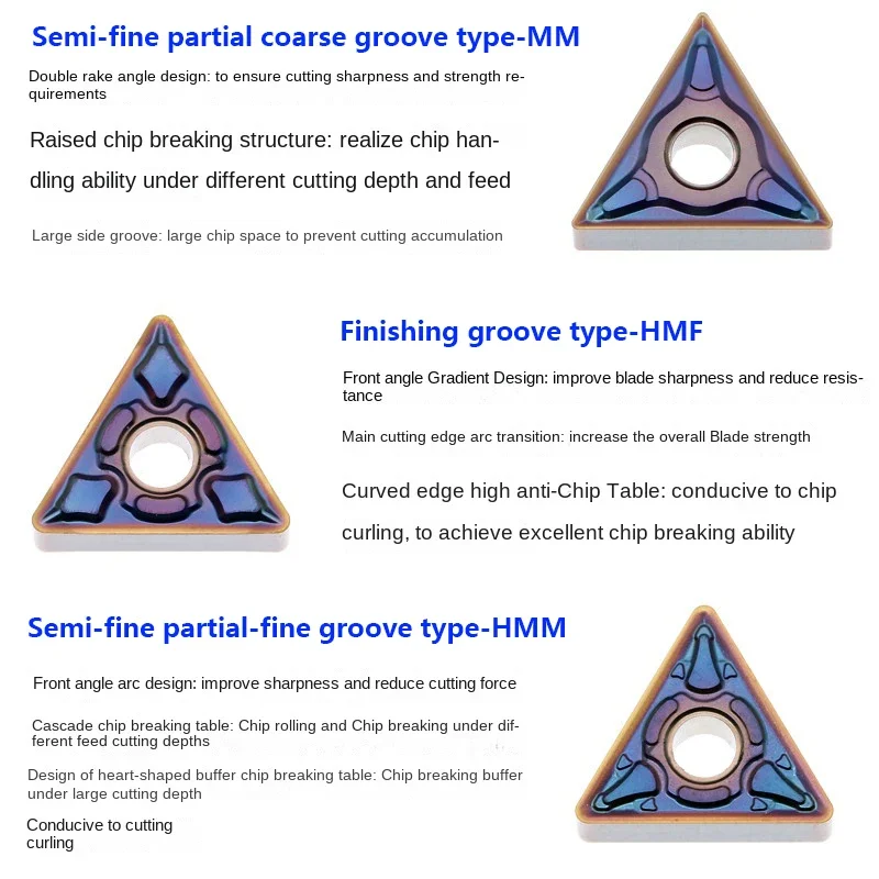 WNMG080404 TNMG160404 TNMG160408 CNMG120404 CNMG120408 Carbide Inserts Can Process HRC60 Stainless Steel Titanium Alloy Kingstar