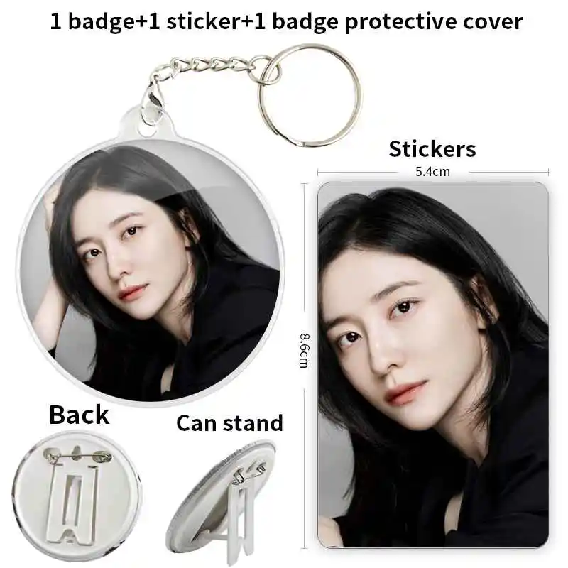 Park Ji Hyo kpop Star ร้องเพลงและเต้นรำไอดอลเกาหลีปุ่มอ่อนเข็มกลัดอุปกรณ์เสริมสำหรับนักเรียนสร้างสรรค์