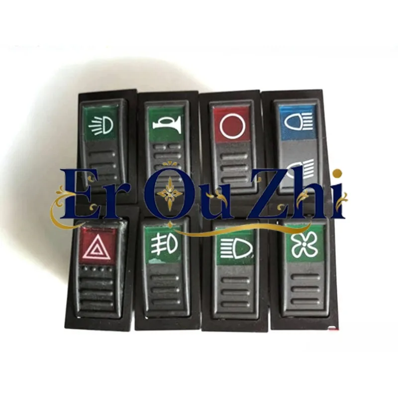 FOR Dongfanghong Leiwo Oubao Tractor Harvester Headlight Wiper Horn Steering Fog Lamp Rocker Switch
