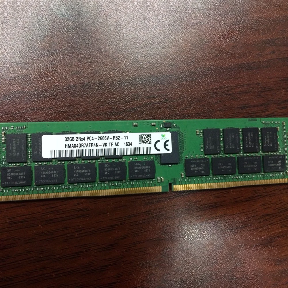 서버 메모리, Inspur 32GB DDR4 32G 2666V ECC REG RAM용, NF5180, NF5270, NF5280, M4, M5, 1 개