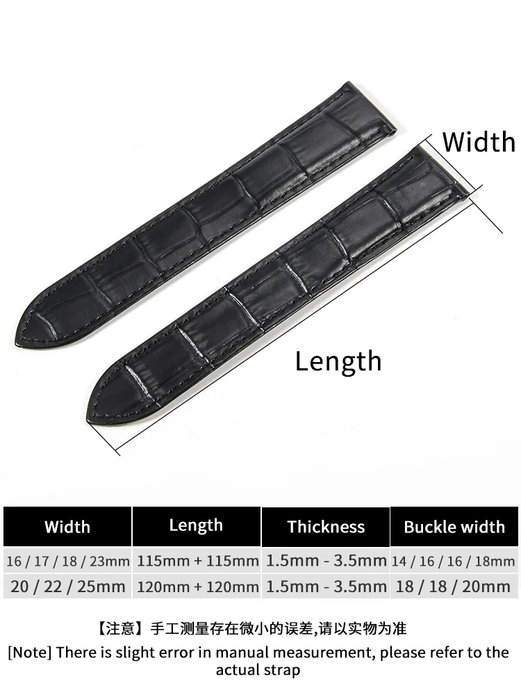 For Cartier Watch Strap Men Women Bamboo Knot Tank Leather Solid Stainless Steel Fold Buckle 22mm London Solo Series Watchband