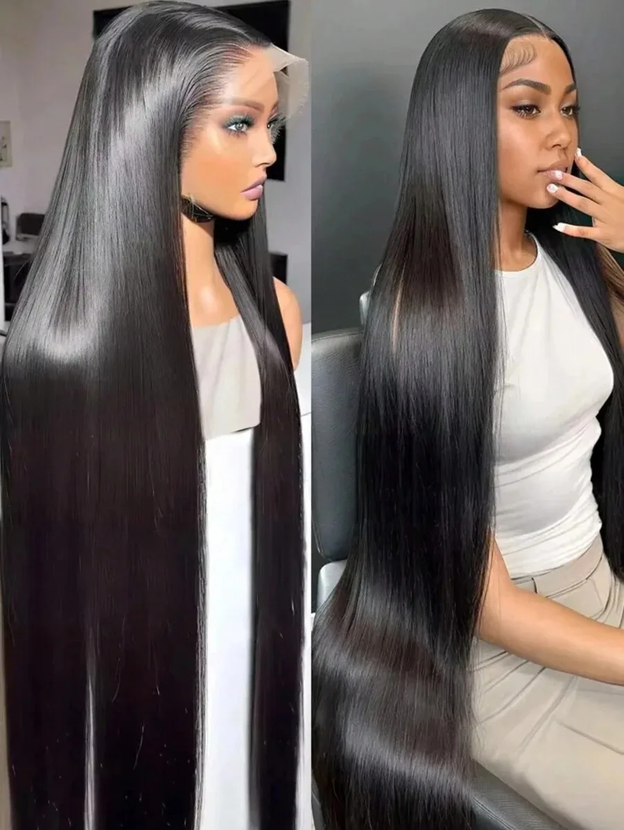 

Bone Straight 30 40 Inch Lace Front Human Hair Wig 13x6 Hd Lace Frontal Wig High Density Lace Wigs For Women Black Brazilian Wig