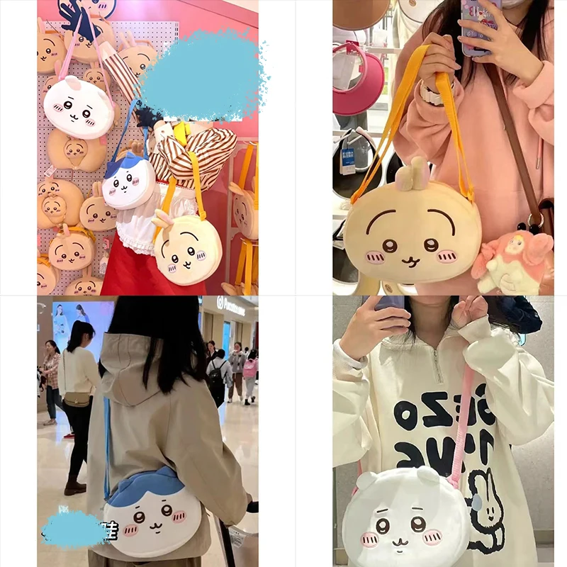 Chiikawa Cute Crossbody Bag ハチワレ Hachiware うさぎ USAGI ちいかわ Cute Girl Gift Large Capacity Bag Durable Kawaii