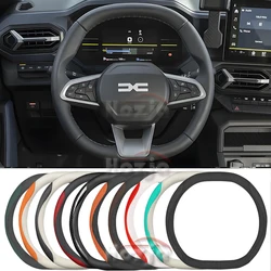 Leather Car Steering Wheel Cover for ALL New Dacia Duster 2024 2025 2026 Non-slip Car-styling Auto Accessories
