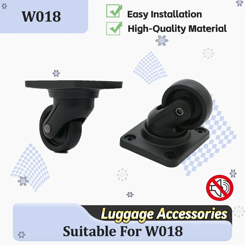 

For W018 Suitcase Wheel Wear-Resistant Replacement Parts — Silent 360° Rolling, Shatter-Resistant Suitcase Wheel Replacement