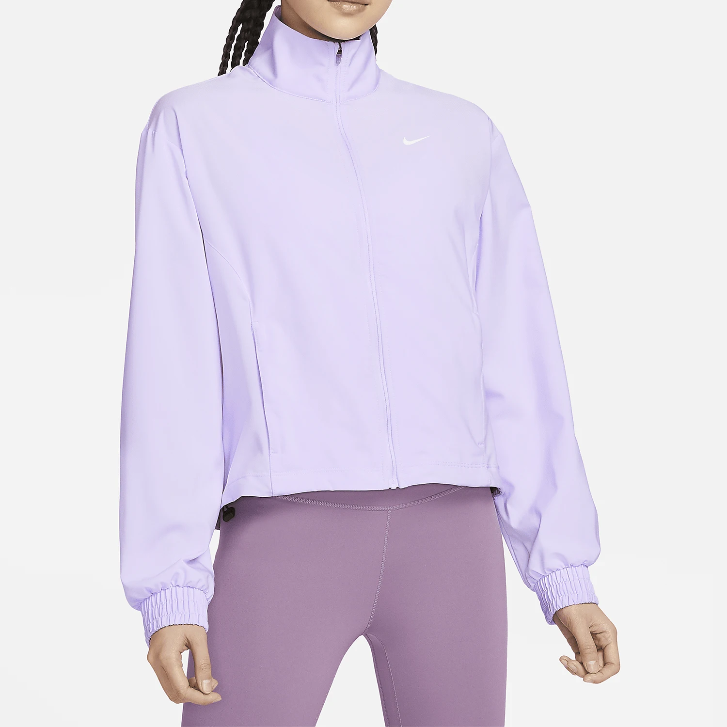 

Nike Authentic Dri-FIT One Women's Zipper Stand Collar Loose Jacket FB5016-512