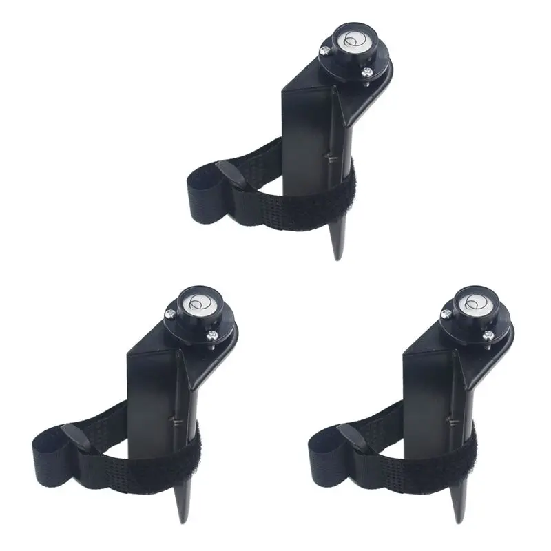 ABMS-3X Centering Pole Carbon Fiber Pole Leveler Bubble Assembly Right-Angle Level Strap Portable Vertical Level Black