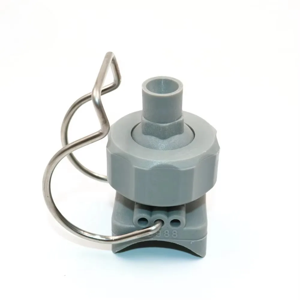 Adjustable Single Pipe Clip‑on Ball Nozzle, Flat Fan Full Cone Spray, Industrial Cleaning Dust Removal Farm Disinfection