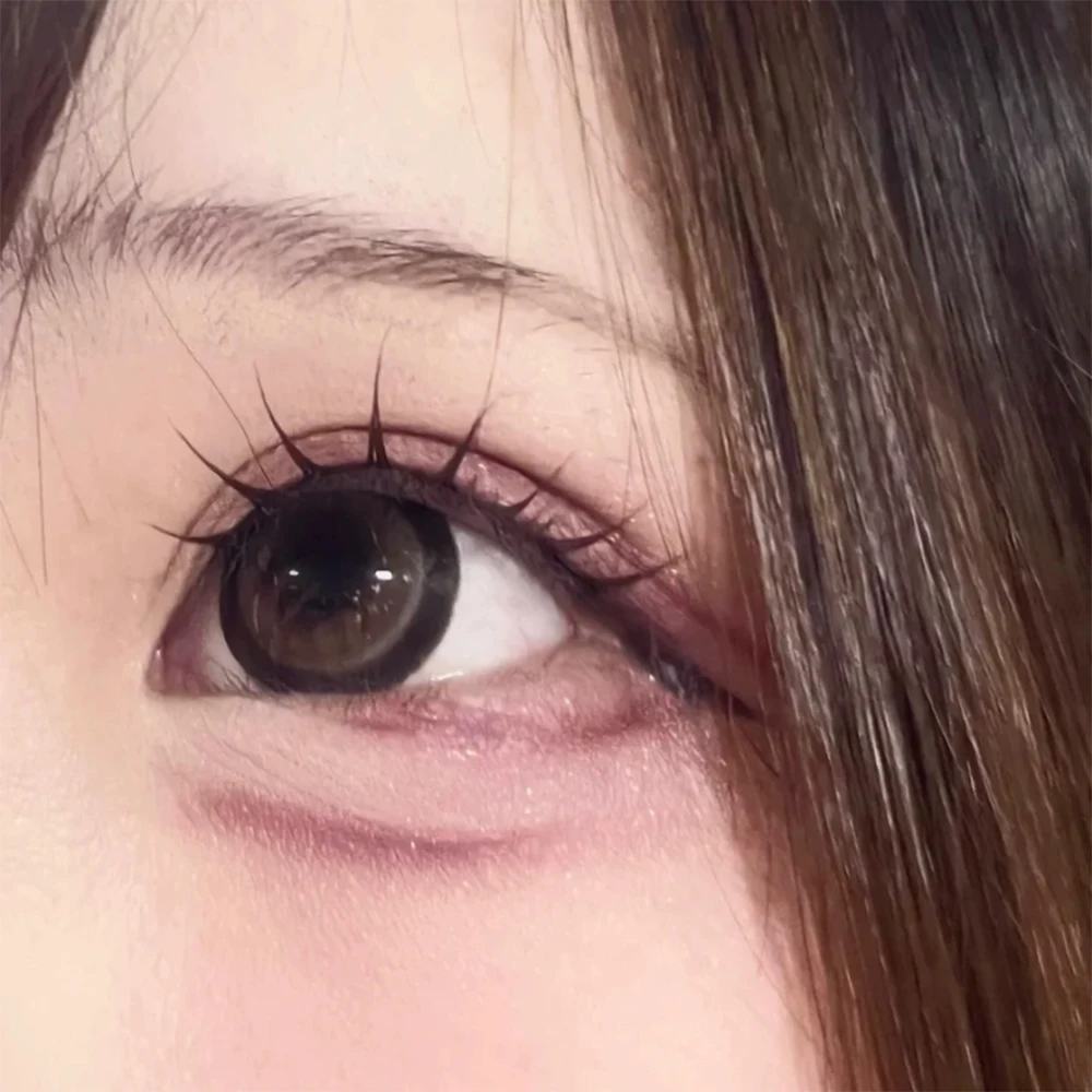 5 Pairs Japanese Mine Makeup False Eyelashes 8-10mm Length Black/Clear Band for Eye Makeup Accessories Natural false lashes