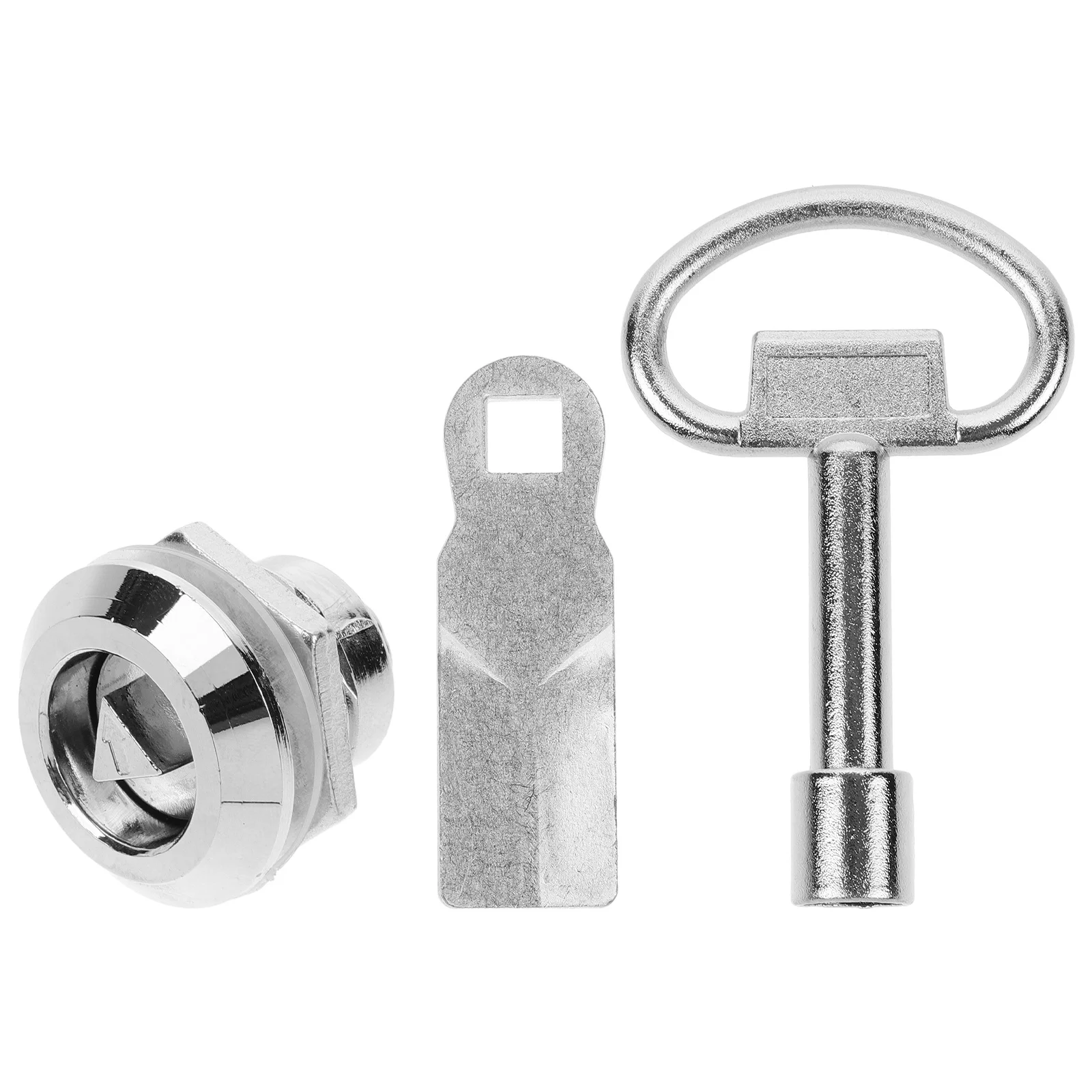 

1Set Triangle Key Cabinet Lock Secure Locking for Electrical Industrial Cabinet Doors Utility Key Triangle Socket Spanner