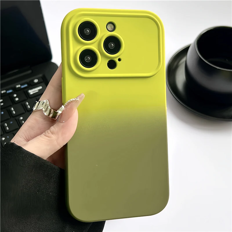 Gradient Lens Protection Phone Case For Huawei Honor 90 80 GT 70 60 SE 50 30 20 X50 X40 X30 X10 Magic 5 4 Lite Soft Bumper Cover