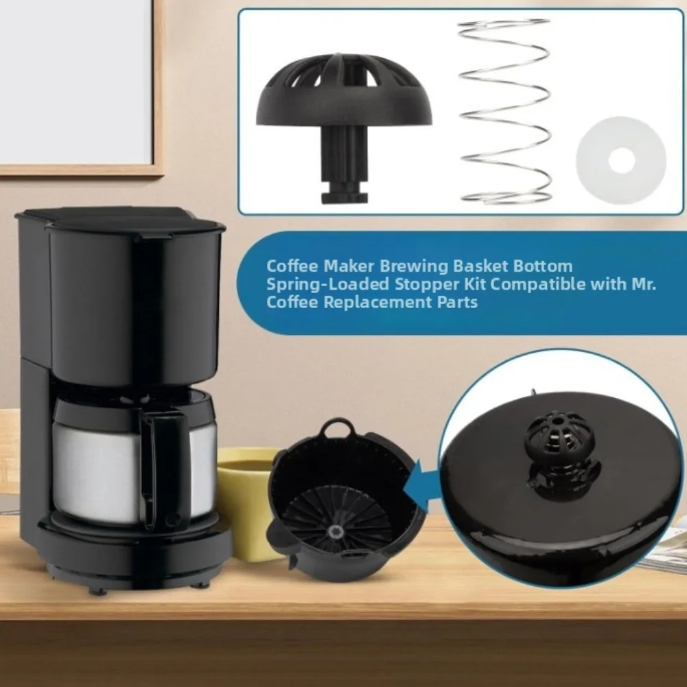 Coffee Pot Spring Sealing Kit For Programmable Machines Fits Most Brewing Basket Sizes Heat Resistant With Long Service Life