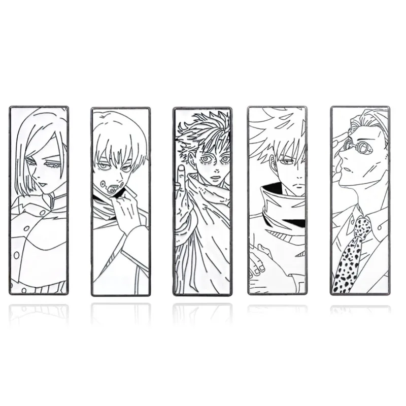 

New Anime Jujutsu Kaisen Brooch Gojo Satoru Itadori Yuji Enamel Pins Metal Badge Brooch for Backpack Jacket Jewelry Accessories