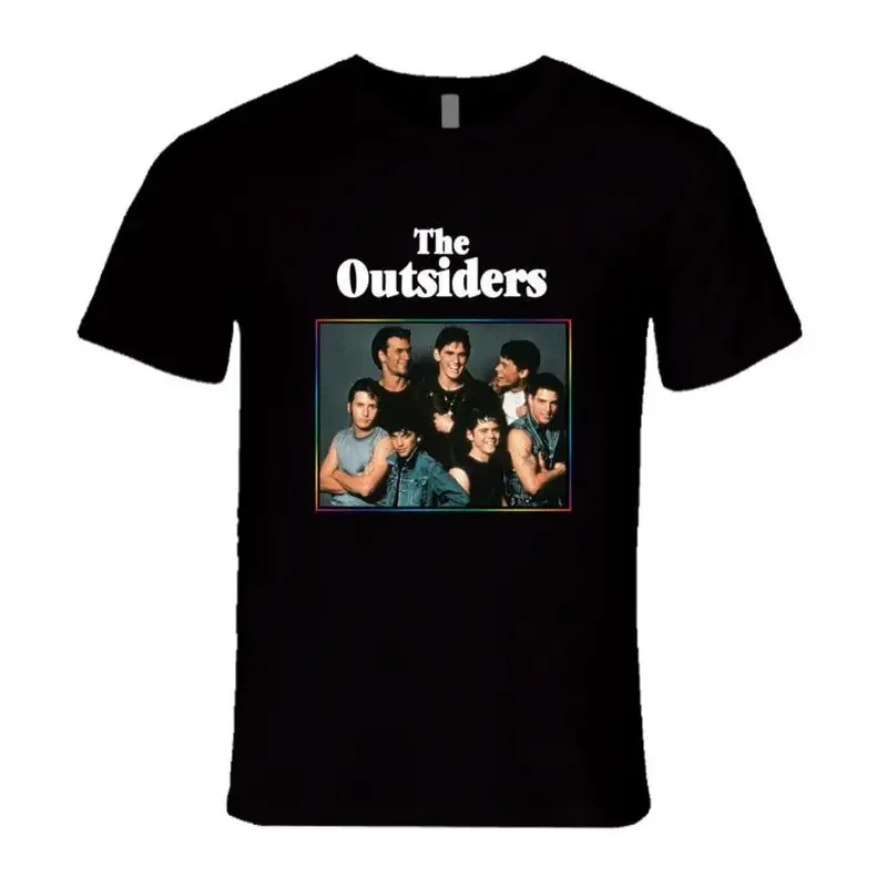 Outsiders Retro Patrick Swayze Greaser Movie T Shirt