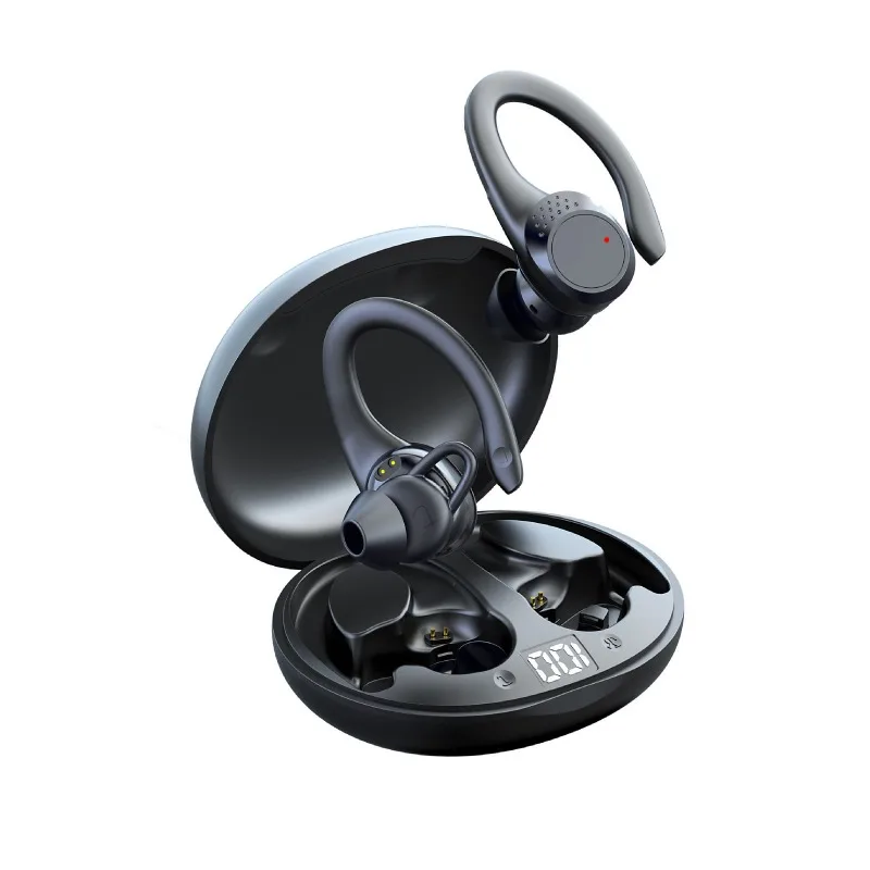 

AX9 BT Wireless Headset Binaural Hanging Ear in-ear Headphones Wireless Bt5.2 High Quality Charging Case Earphones