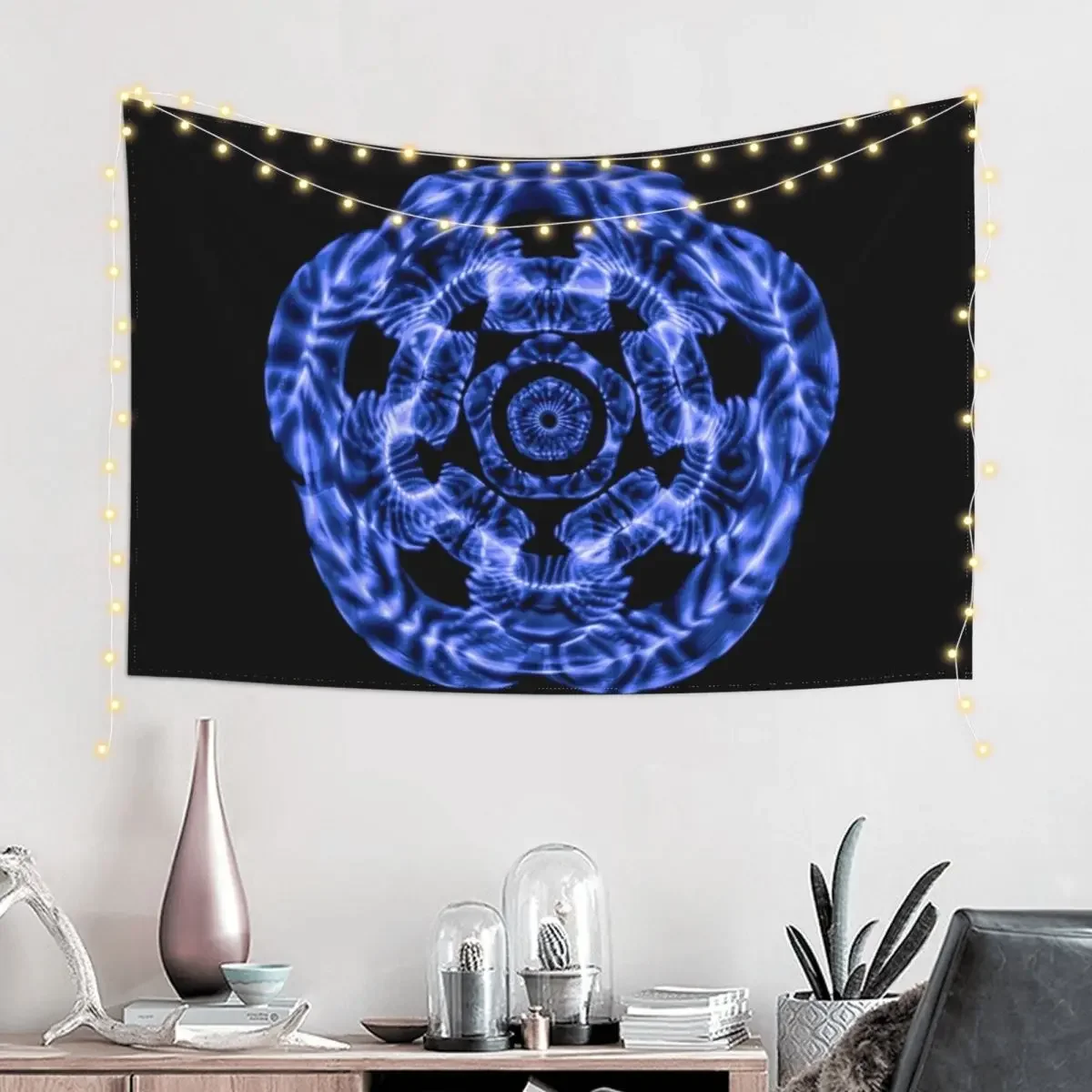 Pentagonal Cymatic Balance Tapestry Cute Decor Wallpaper Bedroom Custom Tapestry