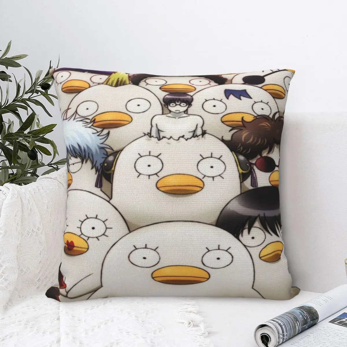 Soft and Sweet Home Elizabeth Gintama Tapestry｠animeDecoration Pillowcase Merch Pillow Covers Zipper Multi Size