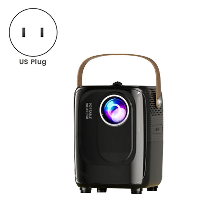 S10 1080P มินิโปรเจคเตอร์บลูทูธ Android แบบพกพาโปรเจคเตอร์ 5G WiFi โฮมเธียเตอร์-ABVP